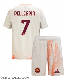 AS Roma Lorenzo Pellegrini #7 Echipament de Fotbal Replică 2024-25 Copii Deplasare (+ Șorturi)